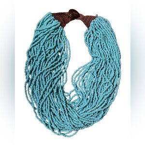 Boutique Elegant Turquoise Beaded Necklace‎